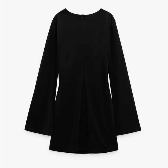Sold NWT Zara Black Cut Out Mini Dress - Picture 5 of 7